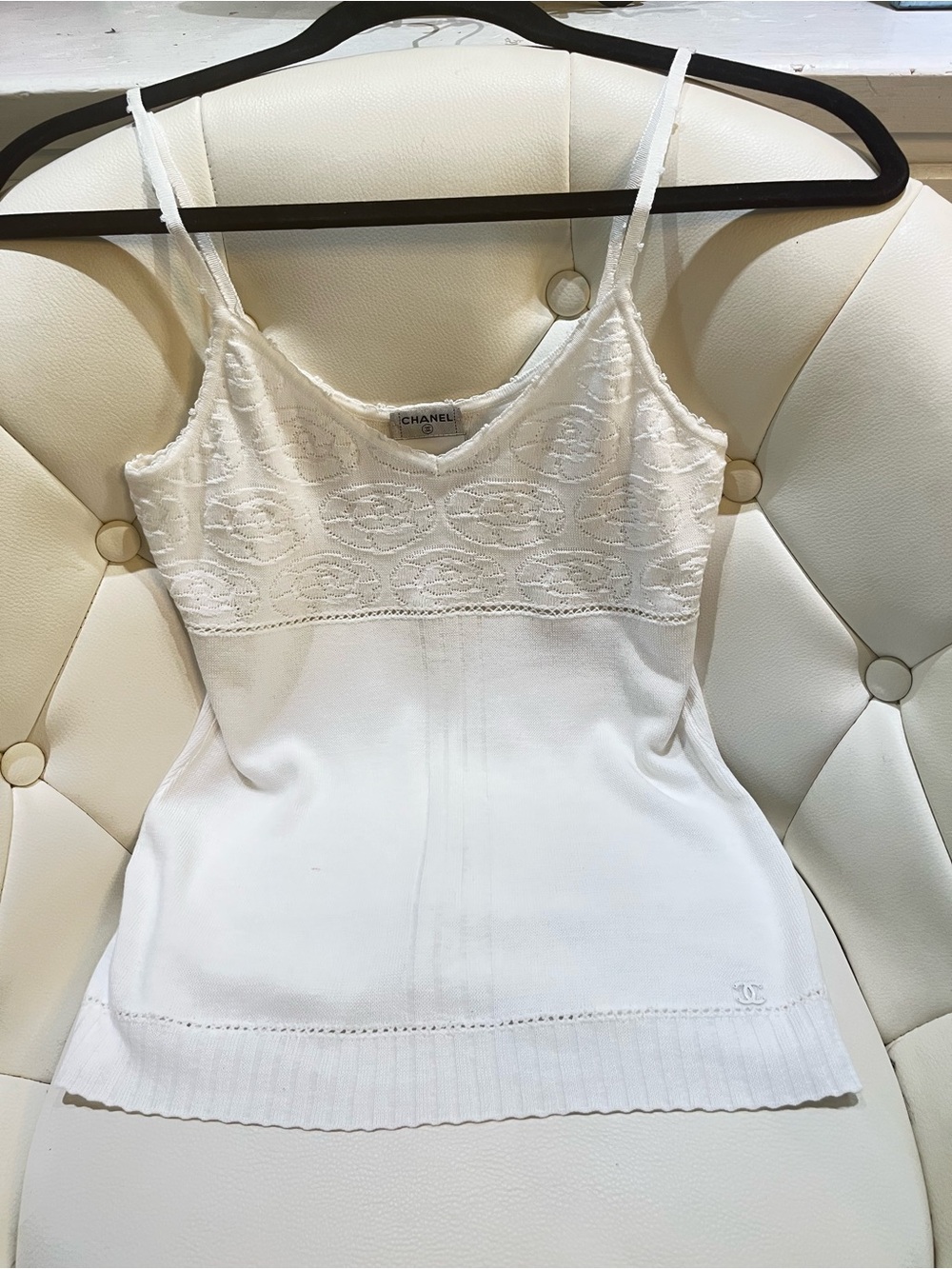 Chanel Camellia Sleveless Topt(FINAL SALE)